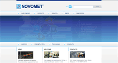 Desktop Screenshot of novomet-usa.com